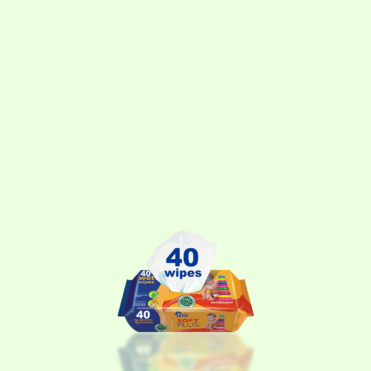 Sanita Gipsy Baby Wet Wipes Multipurpose 40s